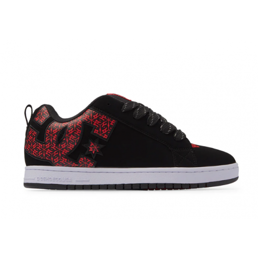 Кеды DC SHOES COURT GRAFFIK BLACK/WHITE/RED Кеды DC SHOES COURT GRAFFIK BLACK/WHITE/RED