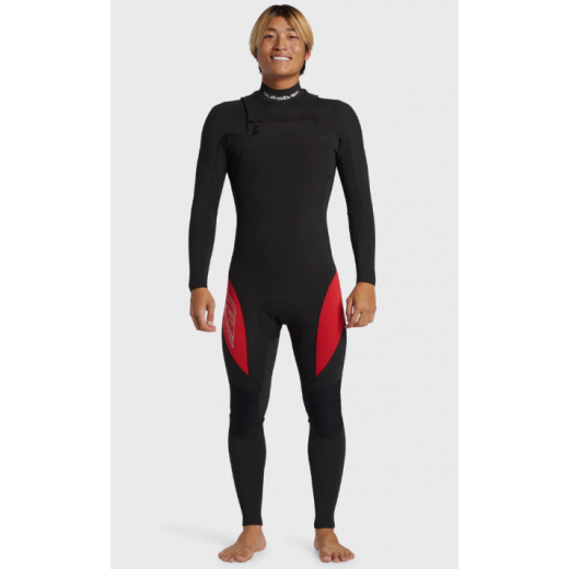 Гидрокостюм QUIKSILVER 4/3MM MERCURY FZ 2025 BLACK/RED Гидрокостюм QUIKSILVER 4/3MM MERCURY FZ 2025 BLACK/RED