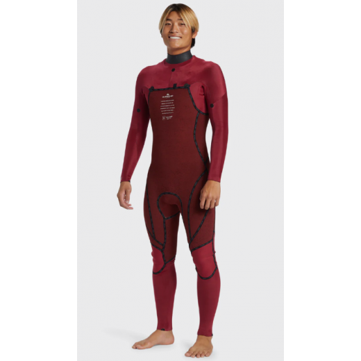 Гидрокостюм QUIKSILVER 4/3MM MERCURY FZ 2025 BLACK/RED Гидрокостюм QUIKSILVER 4/3MM MERCURY FZ 2025 BLACK/RED