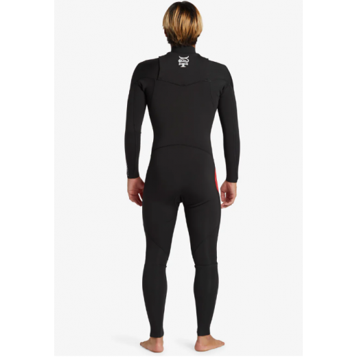 Гидрокостюм QUIKSILVER 4/3MM MERCURY FZ 2025 BLACK/RED Гидрокостюм QUIKSILVER 4/3MM MERCURY FZ 2025 BLACK/RED