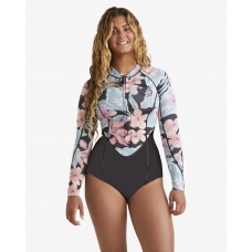 Гидрокостюм BILLABONG 2/2mm Salty Dayz Natural FZ LS 2025 Nights in Paradise