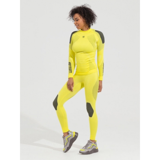 Термобельё (женский комплект) V-MOTION Alpinesports 2023 YELLOW Термобельё (женский комплект) V-MOTION Alpinesports 2023 YELLOW