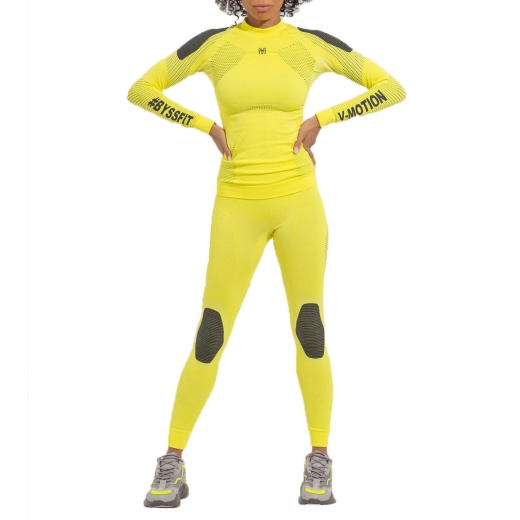 Термобельё (женский комплект) V-MOTION Alpinesports 2023 YELLOW Термобельё (женский комплект) V-MOTION Alpinesports 2023 YELLOW