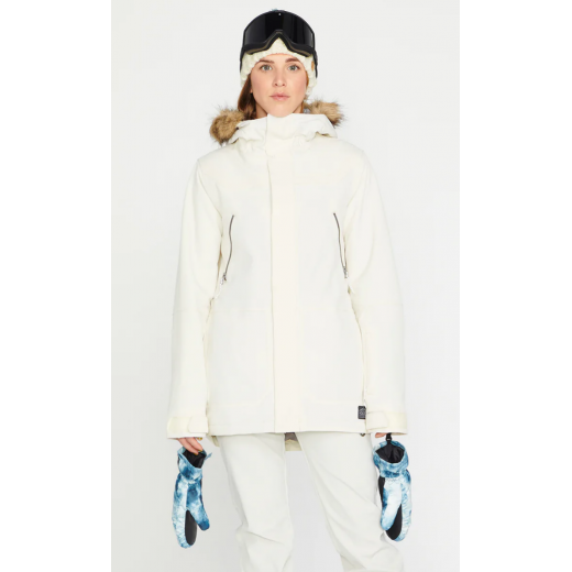 Куртка женская  VOLCOM SHADOW INSULATED JACKET 2023 OFF WHITE Куртка женская  VOLCOM SHADOW INSULATED JACKET 2023 OFF WHITE