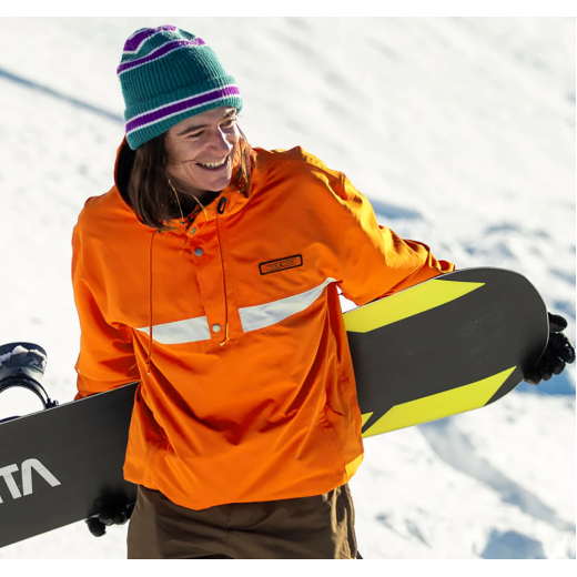Куртка VOLCOM LONGO PULLOVER 2023 ORANGE SHOCK Куртка VOLCOM LONGO PULLOVER 2023 ORANGE SHOCK