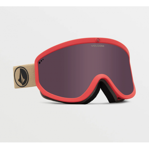 Маска VOLCOM FOOTPRINTS 2024 ORANGE SHOCK/SAND LIGHT BRONZE Маска VOLCOM FOOTPRINTS 2024 ORANGE SHOCK/SAND LIGHT BRONZE