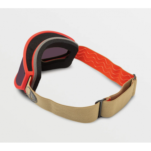 Маска VOLCOM FOOTPRINTS 2024 ORANGE SHOCK/SAND LIGHT BRONZE Маска VOLCOM FOOTPRINTS 2024 ORANGE SHOCK/SAND LIGHT BRONZE