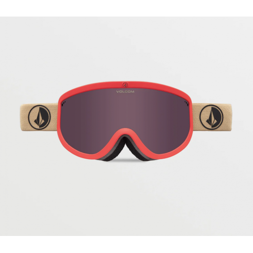 Маска VOLCOM FOOTPRINTS 2024 ORANGE SHOCK/SAND LIGHT BRONZE Маска VOLCOM FOOTPRINTS 2024 ORANGE SHOCK/SAND LIGHT BRONZE