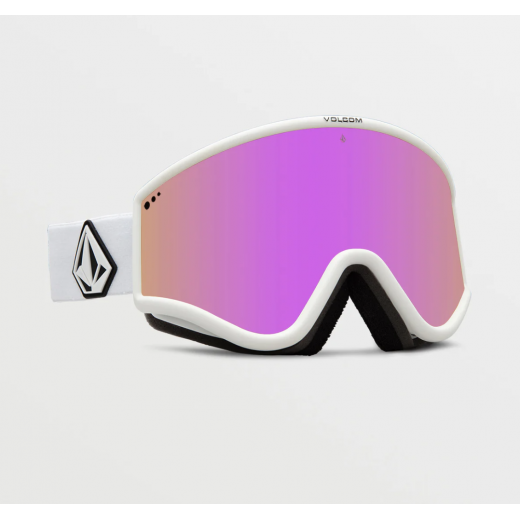 Маска VOLCOM YAE 2024 MATTE WHITE PINK CHROME Маска VOLCOM YAE 2024 MATTE WHITE PINK CHROME