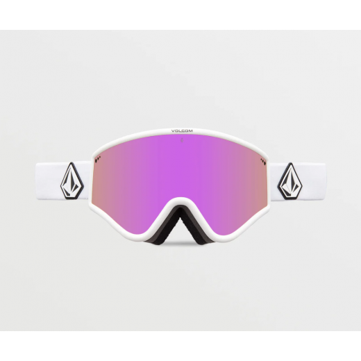 Маска VOLCOM YAE 2024 MATTE WHITE PINK CHROME Маска VOLCOM YAE 2024 MATTE WHITE PINK CHROME