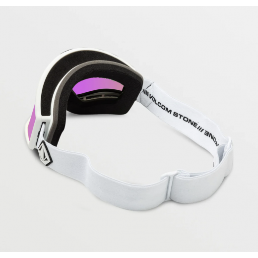 Маска VOLCOM YAE 2024 MATTE WHITE PINK CHROME Маска VOLCOM YAE 2024 MATTE WHITE PINK CHROME