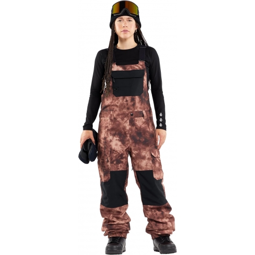 Женский полукомбинезон VOLCOM CRESTON 3DSTRETCH BIB OVERALL 2024 PINK SALT WASH Женский полукомбинезон VOLCOM CRESTON 3DSTRETCH BIB OVERALL 2024 PINK SALT WASH