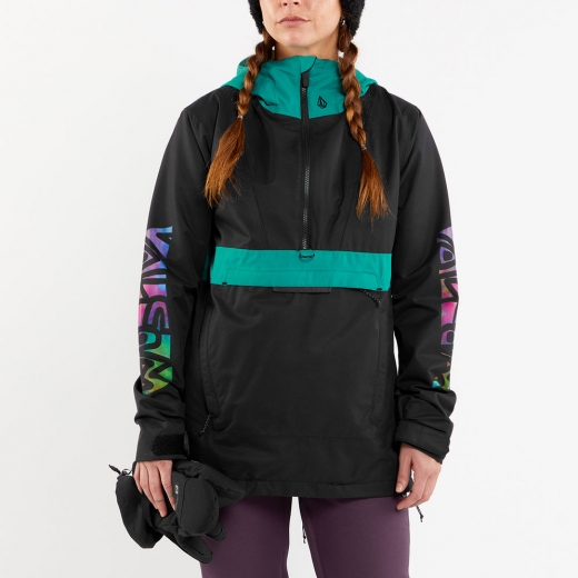 Женский анорак VOLCOM ASHFIELD PULLOVER 2024 BLACK Женский анорак VOLCOM ASHFIELD PULLOVER 2024 BLACK