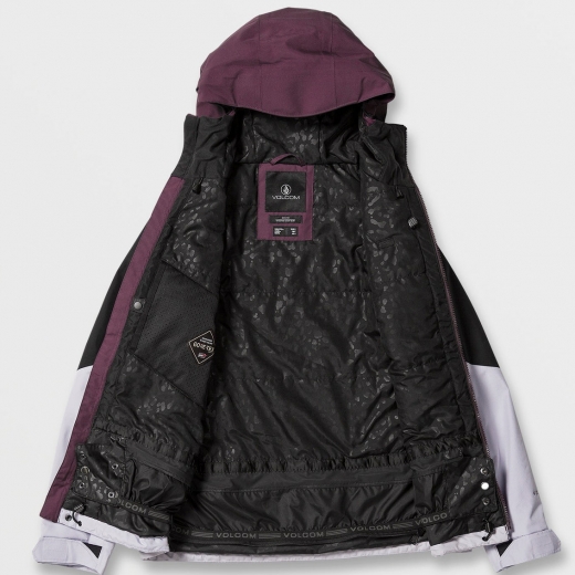 Куртка женская VOLCOM V.CO ARIS INS GORE JACKET 2024 BLACKBERRY Куртка женская VOLCOM V.CO ARIS INS GORE JACKET 2024 BLACKBERRY