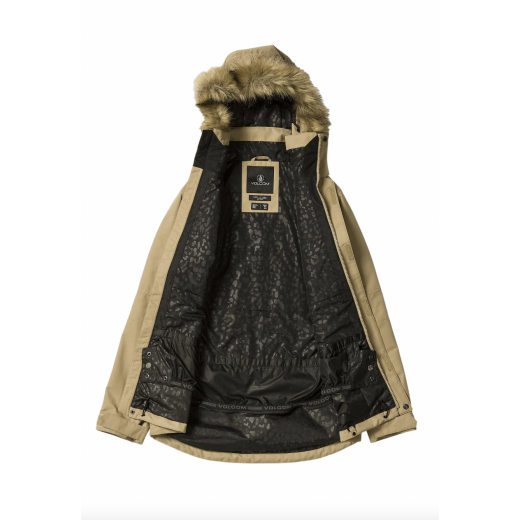 Куртка женская VOLCOM FAWN INS JACKET 2024 DARK KHAKI Куртка женская VOLCOM FAWN INS JACKET 2024 DARK KHAKI