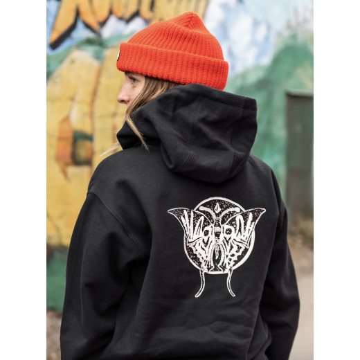 Женская толстовка VOLCOM COSTUS P/O FLEECE 2024 BLACK Женская толстовка VOLCOM COSTUS P/O FLEECE 2024 BLACK