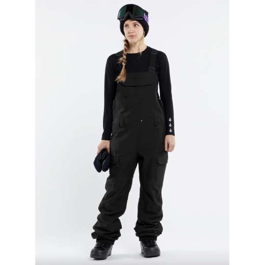 Женский полукомбинезон VOLCOM CRESTON 3DSTRETCH BIB OVERALL 2024 BLACK Женский полукомбинезон VOLCOM CRESTON 3DSTRETCH BIB OVERALL 2024 BLACK