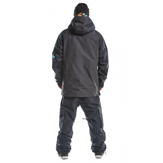 Куртка THIRTY TWO NEW ANORAK NEED NAME 2023 BLACK PRINT